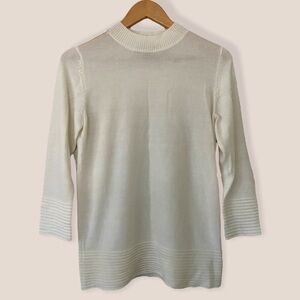 Classic Editions Crew Neck Knit Top Size Small